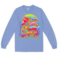 Colony Blue psychedelic t  shirt psychedelic dream t  shirt Long Sleeve Tee - linhVisuals