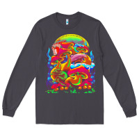 Smoke psychedelic t  shirt psychedelic dream t  shirt Long Sleeve Tee - linhVisuals