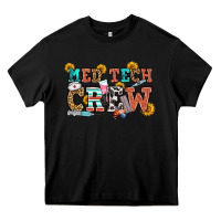 Black med tech crew Heavy Core Tee - OliviaCreatesArt