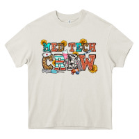 Cream med tech crew Heavy Core Tee - OliviaCreatesArt