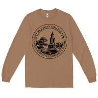 Toasted Coconut brooklyn college seal Long Sleeve Tee - linhVisuals