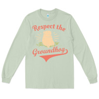 Matcha respect the groundhog happy groundhog day vintage Long Sleeve Tee - linhVisuals