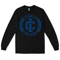 Black ithaca college bombers Long Sleeve Tee - linhVisuals