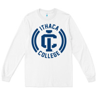 White ithaca college bombers Long Sleeve Tee - linhVisuals