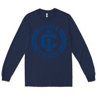 Navy ithaca college bombers Long Sleeve Tee - linhVisuals