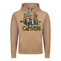 Vintage Coffee let's go camping Vintage Hoodie - CowhideDigitalArt