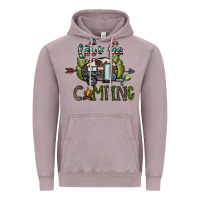 Let's Go Camping Vintage Hoodie | Teevron