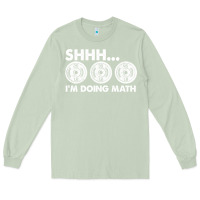 Matcha shhh i'm doing math gym funny bodybuilding weightlifting humor quote Long Sleeve Tee - linhVisuals