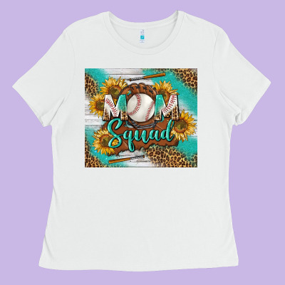 Baseball Mom Squad Tumbler Ladies Tee Designed By Bundleandbundleshop