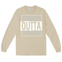 Mushroom straight outta the gym Long Sleeve Tee - linhVisuals