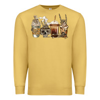 Antique Gold skeleton coffee Premium Sweatshirt - Jasminsmagicworld