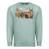 Seafoam skeleton coffee Premium Sweatshirt - Jasminsmagicworld