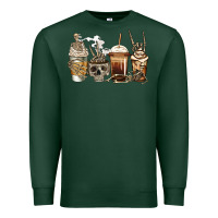 Sports Green skeleton coffee Premium Sweatshirt - Jasminsmagicworld