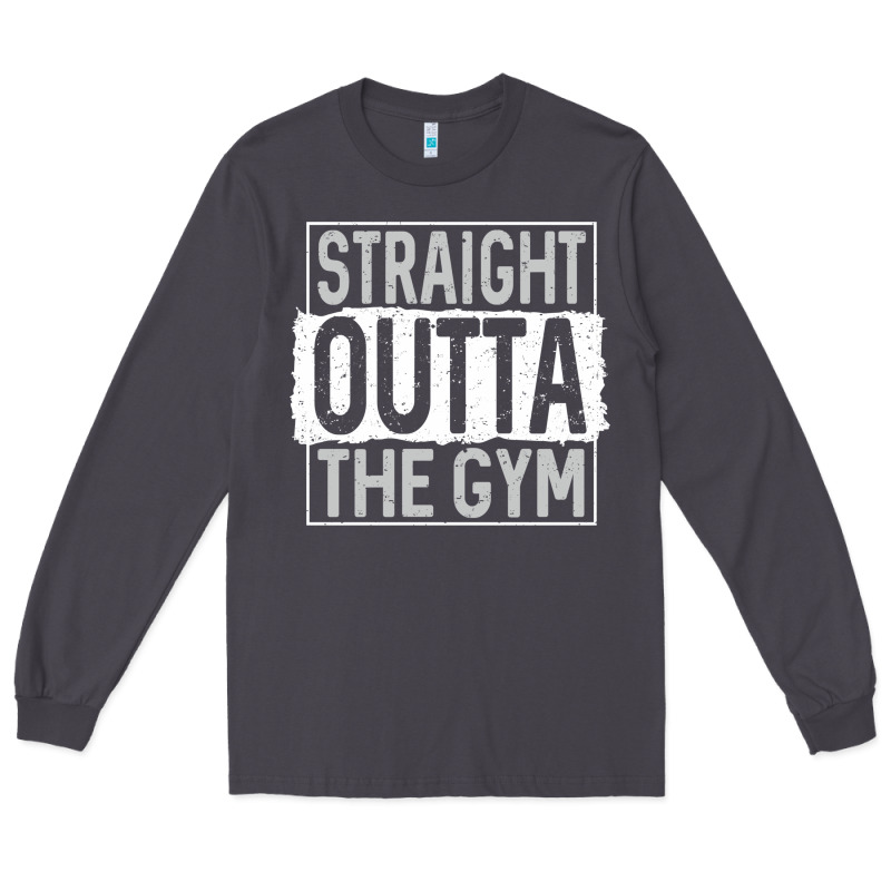 Straight Outta The Gym Long Sleeve Tee by linhVisuals | Teevron