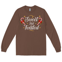 Chestnut sweet but twisted candy cane christmas humor funny and cute gifts for Long Sleeve Tee - linhVisuals