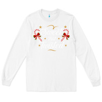 White sweet but twisted candy cane christmas humor funny and cute gifts for Long Sleeve Tee - linhVisuals