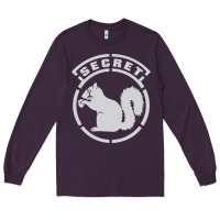 Plum Secret Squirrel Long Sleeve Tee - linhVisuals