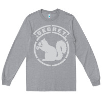 Heather Grey Secret Squirrel Long Sleeve Tee - linhVisuals