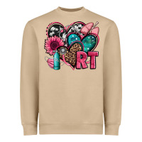 Mushroom rt respiratory therapist hearts Heavyweight Sweatshirt - Jasminsmagicworld