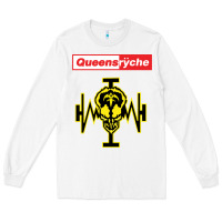 White Queensrÿche Long Sleeve Tee - linhVisuals