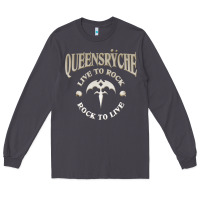 Smoke ‘Qüëënsrÿche Live To ock Long Sleeve Tee - linhVisuals