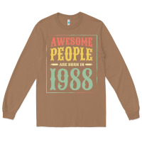 Toasted Coconut vintage 1988 awesome people are born in 1988 31st birthday gift for me Long Sleeve Tee - linhVisuals