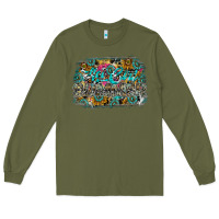 Army Green hot mom summer Long Sleeve Tee - CowhideDigitalArt