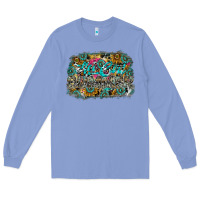 Colony Blue hot mom summer Long Sleeve Tee - CowhideDigitalArt