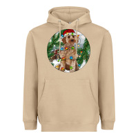 Mushroom Cockapoo Christmas Heavyweight Hoodie - RanaPortraitStore
