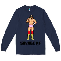 Navy savage af Long Sleeve Tee - linhVisuals