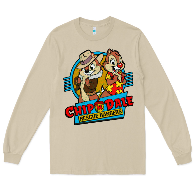 Chip And Dale Anime Character Long Sleeve Tee by linhVisuals | Teevron