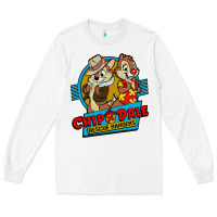 White chip and dale anime character Long Sleeve Tee - linhVisuals