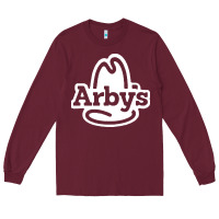 Burgundy fastfood restauran Long Sleeve Tee - linhVisuals