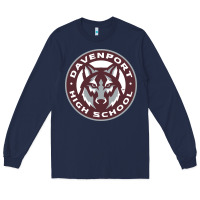 Navy davenport high school, davenport Long Sleeve Tee - linhVisuals