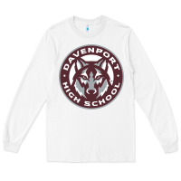 White davenport high school, davenport Long Sleeve Tee - linhVisuals