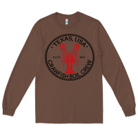 Chestnut texas crawfish boil crew Long Sleeve Tee - linhVisuals