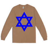 Toasted Coconut star of david Long Sleeve Tee - linhVisuals