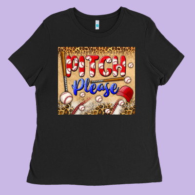 Pitch Please Tumbler Ladies Tee Designed By Bundleandbundleshop