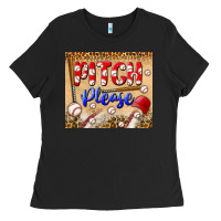 Black pitch please tumbler Ladies Tee - BundleAndBundleShop