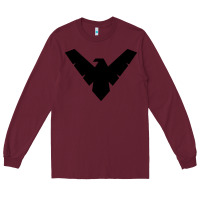 Burgundy nightwing Long Sleeve Tee - linhVisuals