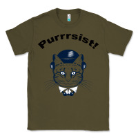 Army Green Purrrsist Classic Tee - Bettercallsaul