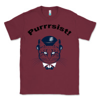 Burgundy Purrrsist Classic Tee - Bettercallsaul