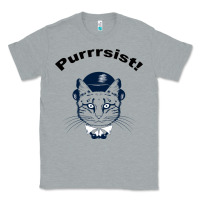 Heather Grey Purrrsist Classic Tee - Bettercallsaul