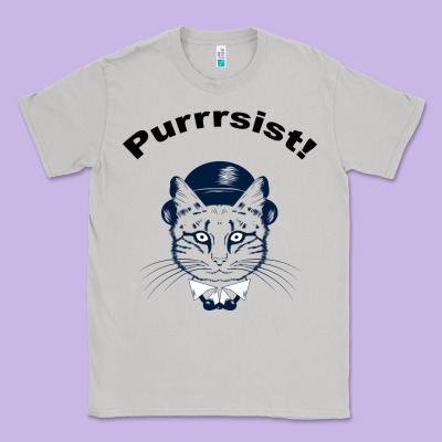 Purrrsist Classic Tee Designed By Bettercallsaul