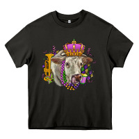 Asphalt charolais mardi gras Heavy Core Tee - OliviaCreatesArt