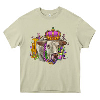 Mossy charolais mardi gras Heavy Core Tee - OliviaCreatesArt