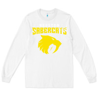 White houston sabercats Long Sleeve Tee - linhVisuals
