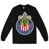 Black guadalajara Femenil Long Sleeve Tee - linhVisuals