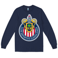Navy guadalajara Femenil Long Sleeve Tee - linhVisuals