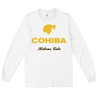 White nice cohiba - habana cuba Long Sleeve Tee - linhVisuals